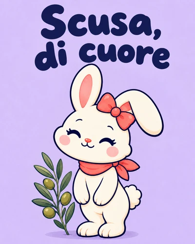 Scusa, di cuore