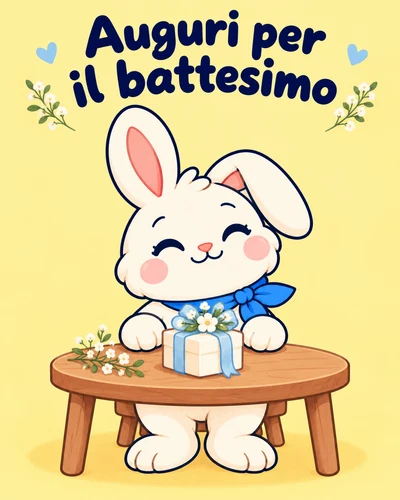 Auguri per il battesimo