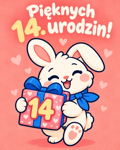 Pięknych 14. urodzin!
