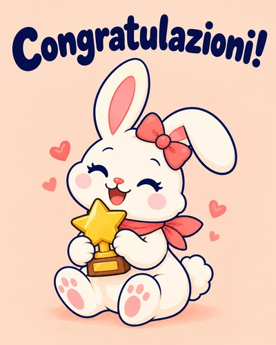 Congratulazioni!