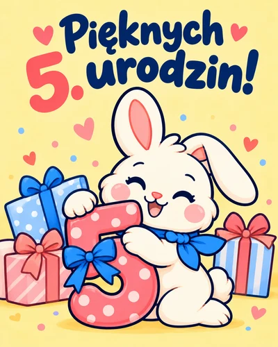 Pięknych 5. urodzin!