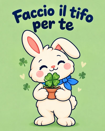 Faccio il tifo per te