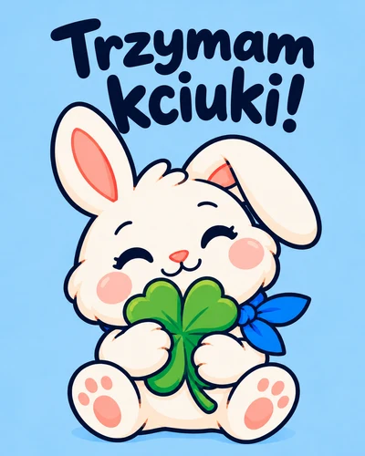 Trzymam kciuki!