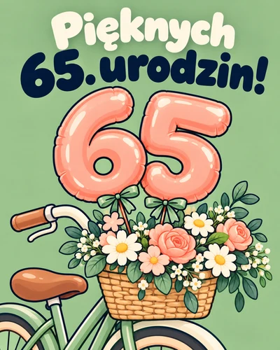 Pięknych 65. urodzin!