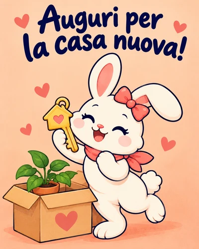 Auguri per la casa nuova!