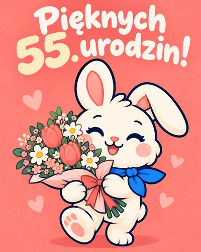 Pięknych 55. urodzin!