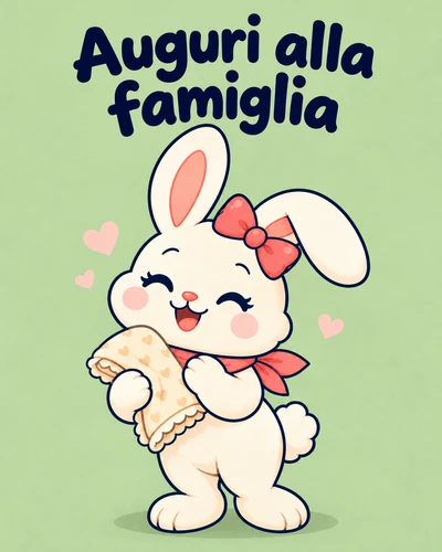 Auguri alla famiglia