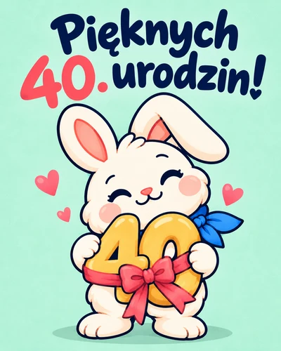 Pięknych 40. urodzin!