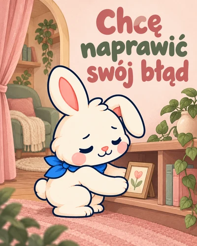 Chcę naprawić swój błąd
