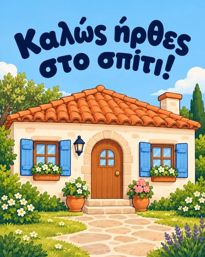 Καλώς ήρθες στο σπίτι!