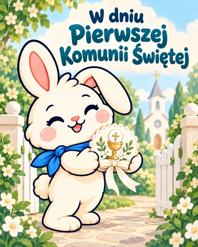 W dniu Pierwszej Komunii Świętej