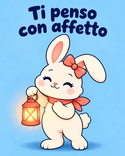 Ti penso con affetto