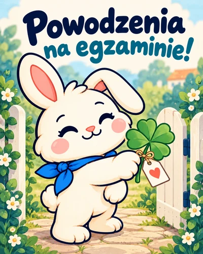 Powodzenia na egzaminie!