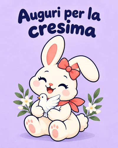 Auguri per la cresima