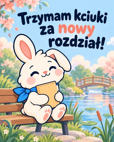 Trzymam kciuki za nowy rozdział!