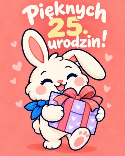 Pięknych 25. urodzin!