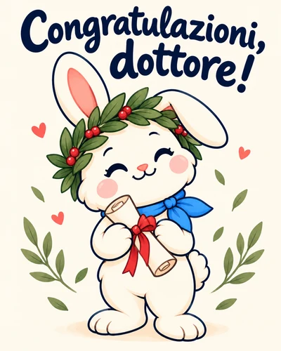 Congratulazioni, dottore!