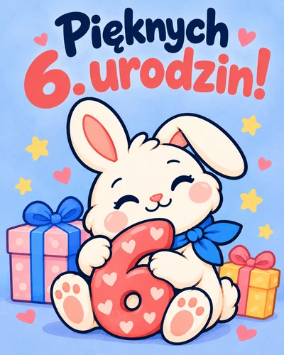 Pięknych 6. urodzin!