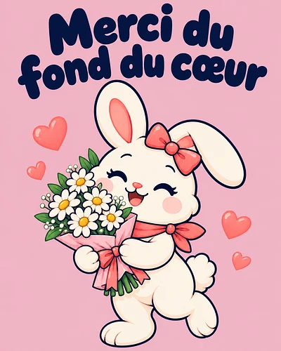 Merci du fond du cœur