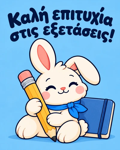 Καλή επιτυχία στις εξετάσεις!