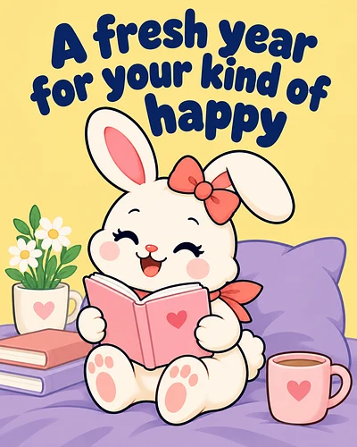 A fresh year for your kind of happy