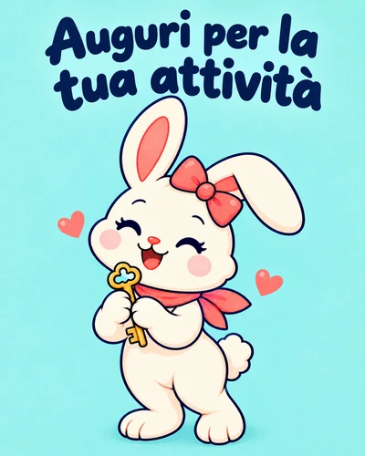 Auguri per la tua attività