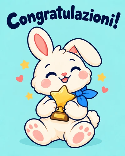 Congratulazioni!