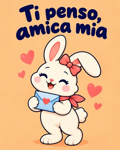 Ti penso, amica mia