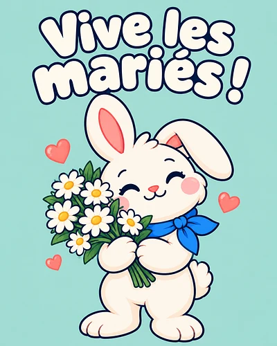Vive les mariés !