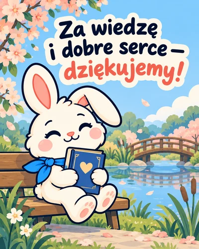 Za wiedzę i dobre serce — dziękujemy!