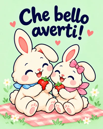 Che bello averti!