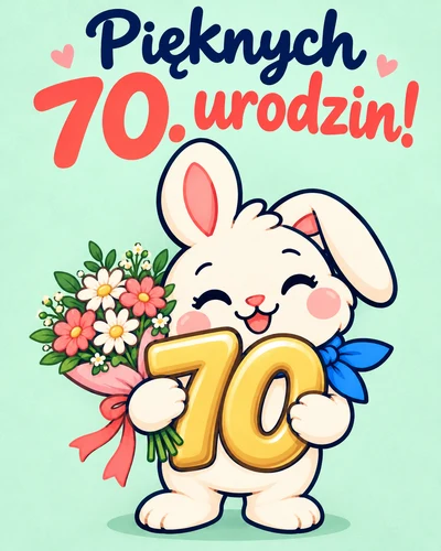 Pięknych 70. urodzin!