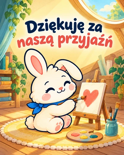Dziękuję za naszą przyjaźń