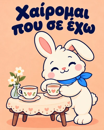 Χαίρομαι που σε έχω
