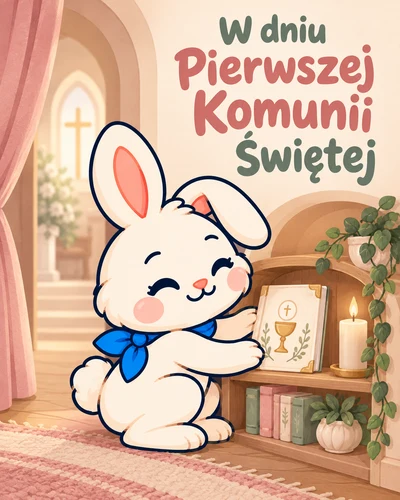 W dniu Pierwszej Komunii Świętej
