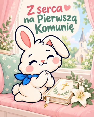 Z serca na Pierwszą Komunię