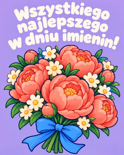 Wszystkiego najlepszego w dniu imienin!