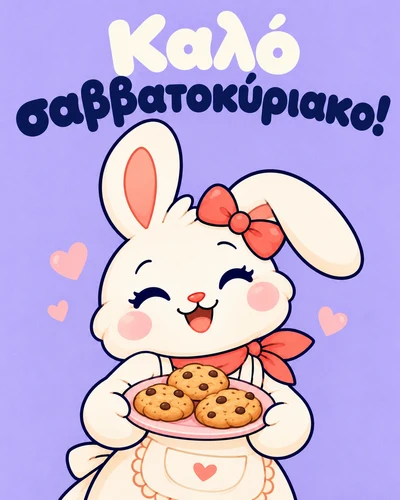 Καλό σαββατοκύριακο!