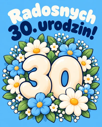 Radosnych 30. urodzin!