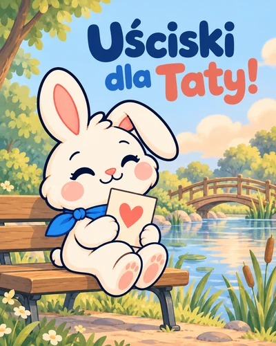 Uściski dla Taty!