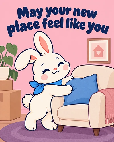 May your new place feel like you