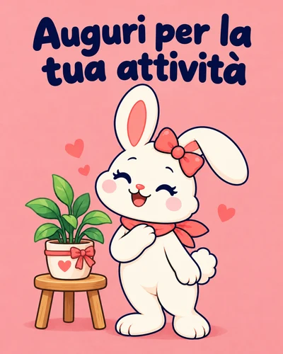 Auguri per la tua attività