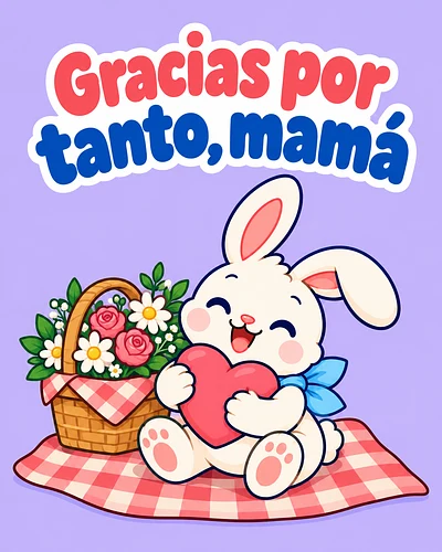 Gracias por tanto, mamá