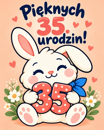 Pięknych 35. urodzin!