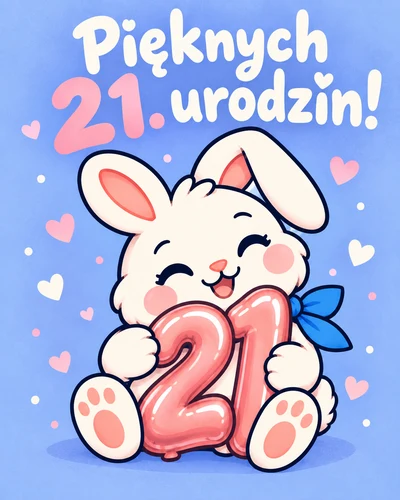 Pięknych 21. urodzin!