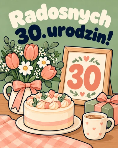Radosnych 30. urodzin!