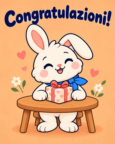 Congratulazioni!