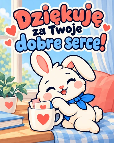Dziękuję za Twoje dobre serce!