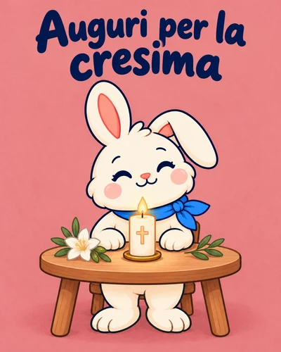 Auguri per la cresima