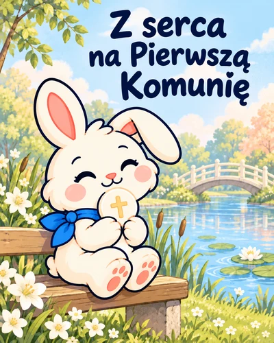 Z serca na Pierwszą Komunię
